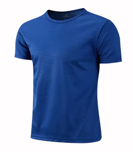 T-shirt de sport multicolore à séchage rapide pour hommes, en polyester respirant, pour la course à pied, la gym, l'entraînement physique, maillot athlétique à manches courtes - Product Image 6
