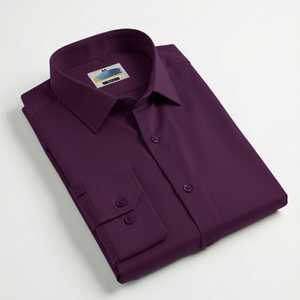 Chemises habillées pour hommes en popeline de coton blanc, à manches longues, couleur unie, col rabattu, anti-plis, formelles, collection Printemps, ODM - Product Image 4