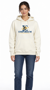 Womens Pullover <b>Hoodie</b> Cotton Blend Fleece Hooded Sweatshirt Kangaroo Pocket Drawstring Front Printed Logo <b>thumb</b> <b>holes</b> - Product Image 3