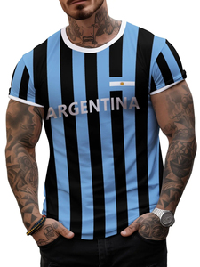 Conjunto de Uniforme de Fútbol Personalizado con Transferencia Térmica, Unisex, Nombre y Número, Manga Corta, Absorbe la Humedad, Ajuste Atlético, Todas las Temporadas, 100% Personalizable - Product Image 3