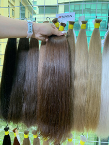 ผมต่อแบบพรีเมียม 400 กรัม ราคาขายส่ง ผมแท้เวียดนามทุกสี ยาว 60 ซม. - Product Image 2