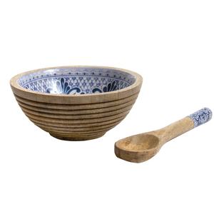 Ensaladera de fritas impresas de madera Natural desechable ecológica de gran venta 100% calidad única para uso en restaurante de Hotel en casa - Product Image 2