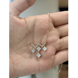 Collar con Colgante de Diamante Cultivado en Laboratorio de 1.70 Ct, Geométrico, Certificado por IGI, para Mujer, Oro de 14K, Diseño Elegante y Personalizado - Product Image 2