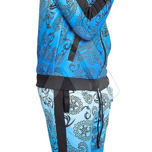 Ensemble de survêtement imprimé léger 100 % coton grande taille pour homme, style streetwear, sweat à capuche et pantalon de jogging, design 2-en-1, vente en gros, OEM - Product Image 4