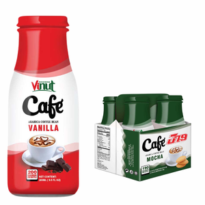 Vinut เครื่องดื่มกาแฟอาราบิก้าโรบัสต้าเรียบ280มล. ปราศจากนมปราศจากกลูเตนฉลากส่วนตัวราคาโรงงานตัวอย่างฟรี - Product Image 1