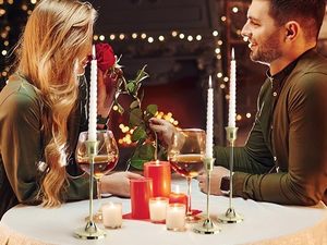 Metal Candle Stand 6PCS Metal Taper Candle Holder for Pillar Candle Candle Holder for Wedding <b>Fireplace</b> <b>Mantel</b> Housewarming Gift - Product Image 2
