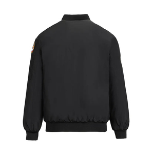 OEM Trendy Fashionable Spring Street Clothing Supplier Low MOQ Casual Bomber Jackets Front Logo Customized Size Varsity Jacket - Product Image 3