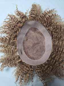 Prótesis Capilar de Cabello Humano Remy Indio con Rizos Kinky para Hombre, Base Mono - TAZ HAIR BANGLADESH - Product Image 3