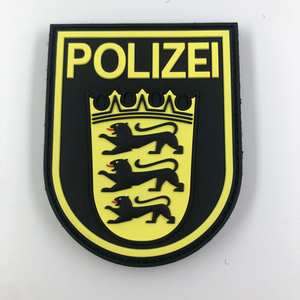 Custom Soft PVC Rubber Patches 3D Heat <b>Press</b> Silicone Labels with Embossed Logos for Clothing, Hats, Bags, and Sports Gear - Product Image 1