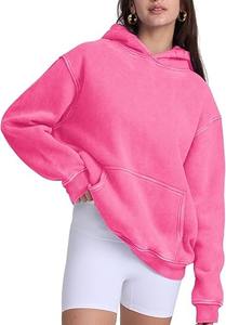 Sudadera de lujo con corte holgado, hecha de algodón grueso y duradero, con un corte moderno y sobredimensionado y costuras de primera calidad. - Product Image 2