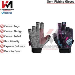 Gants de pêche de haute qualité, anti-coupure, protection UV, respirants, tissu à séchage rapide avec paume renforcée et adhérence des doigts pour hommes - Product Image 6