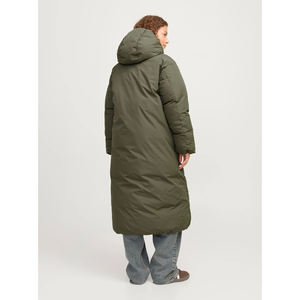 Veste matelassée personnalisée pour femme, collection hiver 2026, haute qualité, avec capuche, en duvet, long manteau d'hiver, nouveau design, OEM - Product Image 6
