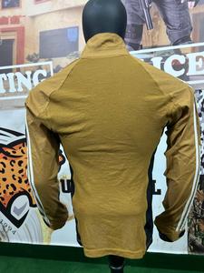 Camisa Táctica SUPER FEEL para Hombre, Poliéster Dorado Transpirable, Diseño de Media Cremallera, Logotipo de Leopardo, Estampado Digital, Detección de Agujas, para Adultos - Product Image 6