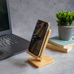 Nouvelles tendances, support en bois durable multifonctionnel, universel, portable pour iPad, article de décoration de table personnalisé - Product Image 6