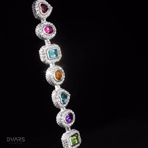 Pendentif/Charmes de luxe en moissanite multiforme arc-en-ciel plaqué or 18 carats, bijoux de fête en argent 925 pour hommes, femmes, enfants, unisexe - Product Image 6