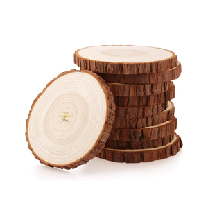 Rodajas de Madera de Pino Redondas de Alta Calidad, Madera Natural Sólida para Decoración del Hogar, Manualidades y Proyectos Educativos - Product Image 2