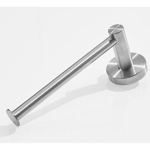 Set di Accessori per Bagno in Acciaio Inox 304 Lucidato Argento: Ganci Appendiabiti, Anello Porta Asciugamani e Porta Carta Igienica - Product Image 5