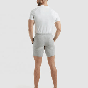 Short de sport et de détente pour homme, 100% coton peigné mi-lourd, avec cordon de serrage, vierge, haute qualité OEM, personnalisable, pour l'été et l'entraînement - Product Image 2