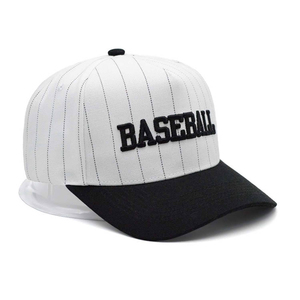 Gorra de Béisbol Ajustada de 6 Paneles, Más Vendida, Blanca con Rayas Rojas y Amarillas en Contraste, Estilo Casual, Talla Adulto 58-60CM, Gorras de Softbol - Product Image 6