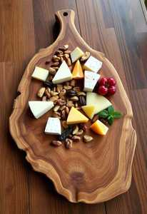 Planche à découper en bois Artizon Studio, prix d'usine, Inde, 2,0 cm d'épaisseur, passe au lave-vaisselle, surface brillante, écologique, pliable - Product Image 5