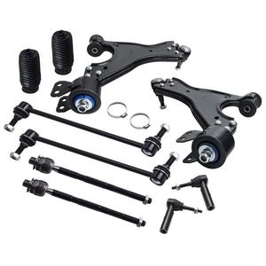 2007-2015 GMC Acadia Front Suspension Lower Control Arms Sway Bar Tierod 12x Set - Product Image 1