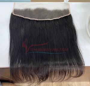 Oferta Especial: Cabello Humano Virgen Vietnamita Natural Liso HD con Encaje Suizo FRONTAL 13x6, Fabricación de Alta Calidad - Product Image 6