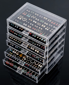 Support de Présentation Élégant en Acrylique Transparent pour Boucles d'Oreilles – Organiseur Suspendu pour Collection de Bijoux Femme – Personnalisable - Product Image 3