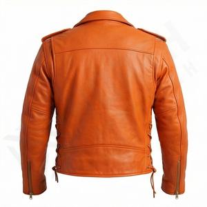 Veste de moto en cuir véritable pour homme de qualité supérieure, nouvelle arrivée, vestes de moto d'hiver, protections amovibles, personnalisables - Product Image 2