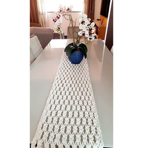 Chemin de table en macramé en coton de qualité supérieure pour les acheteurs en gros, décoration bohème pour la maison, style restaurant et décoration de mariage - Product Image 6