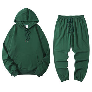 Survêtement surdimensionné pour homme en molleton premium, personnalisable avec logo, marque privée, OEM, ODM, streetwear, vêtements de sport - Product Image 5