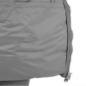 Blouson matelassé brillant surdimensionné pour homme, modèle 2025, personnalisé, à capuche, en duvet épais, de créateur - Product Image 6