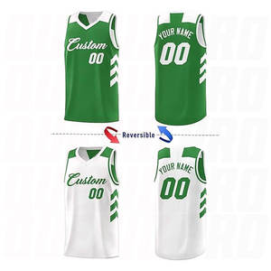 Uniformes de basket-ball rétro personnalisés, séchage rapide, maillots de basket-ball pour hommes, vente en gros, uniformes de sport réversibles par sublimation - Product Image 2