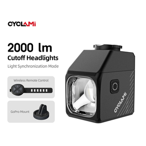 ไฟ<span class=keywords><strong>จักรยาน</strong></span> CYCLAMI CYC2000 รุ่น Group Ride Sync ความสว่าง 2000LM ไฟสูง-ต่ำ IPX6 สตาร์ท/ดับอัตโนมัติ ติดตั้งง่าย แบตเตอรี่ 4000mAh - Product Image 2