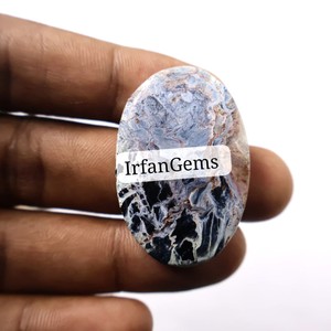 Pietersite-Cabochon bleu lisse de guérison à énergie naturelle, toutes les tailles pour la décoration de la maison - Product Image 2