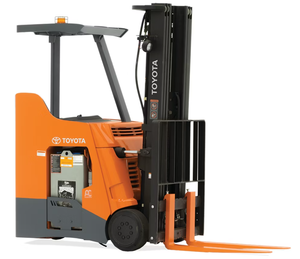 Chariot élévateur électrique puissant à conducteur debout avec capacité de levage de 3000 à 5000 lb - Product Image 1