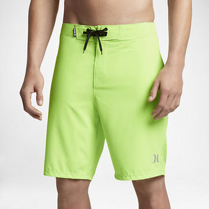 Shorts Deportivos para Hombre, Color Verde Sólido, de Secado Rápido, Cintura Alta Elástica, Estilo Deportivo con Bolsillos - Product Image 4
