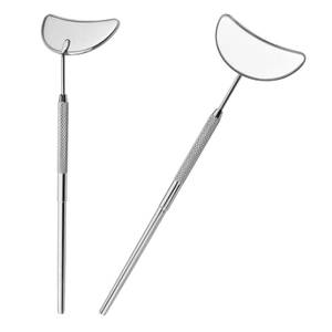 Stainless Steel <b>Makeup</b> <b>Mirror</b> Tool with Textured Grip Handle for Precise Application - Product Image 6
