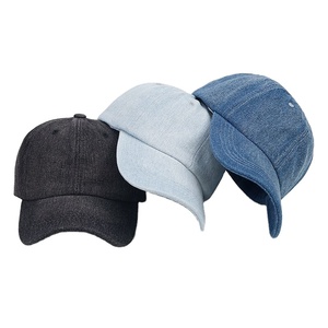 หมวกแก๊ปเบสบอล6แผงแนววินเทจหมวกยีนส์สีน้ำเงินสำหรับใส่เล่นกีฬา2025 - Product Image 5