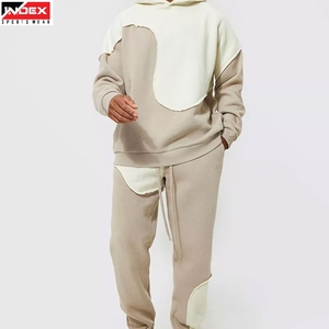 ชุดวอร์มโอเวอร์ไซส์ผู้ชาย OEM สไตล์อเมริกัน เสื้อฮู้ดดี้ กางเกงจ็อกเกอร์ ชุดเซ็ตสตรีทแวร์ ชุดออกกำลังกาย ราคาโรงงาน รับผลิตจำนวนมาก - Product Image 1