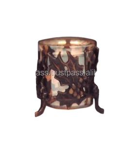 ขาตั้งกระจกตกแต่งดอกไม้สีทอง - Product Image 4