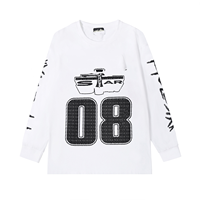 T-shirt long NFC de qualité supérieure en coton Hellish Star avec étiquettes pour homme – T-shirt 1:1 Hellish Star – Vêtements en promotion