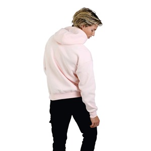 Manufacturer Baggy Oversized <b>Drop</b> Shoulder 230grams Double Layers Heavyweight Winter Velour 100% Polyester Crop Boxy Men Hoodie - Product Image 5