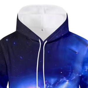 Sudadera con Capucha para Hombre, Diseño 3D, 100% Algodón Tejido, Otoño, Resistente al Viento, Ecológica, Anti-Pilling, Anti-Arrugas, ODM - Product Image 2
