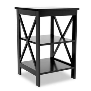 Oxford <b>Small</b> <b>Side</b> <b>Table</b> with Black MDF Material Legs for Living Room Furniture - Product Image 3