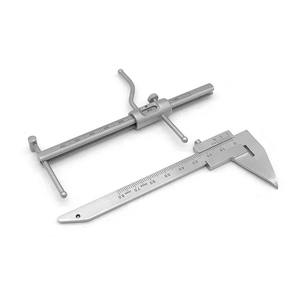 Juego de Instrumentos Ortopédicos Ametrine APC-13, Regla de Medición de Espaciado Mandibular para Implantes, Posicionador Mandibular Vertical Completo, Vernier Manual - Product Image 6