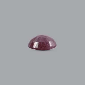 พลอยทับทิมอินเดียทรงรี 12.6 กะรัต สีแดงโกเมน สำหรับเครื่องประดับชั้นดี - Product Image 3