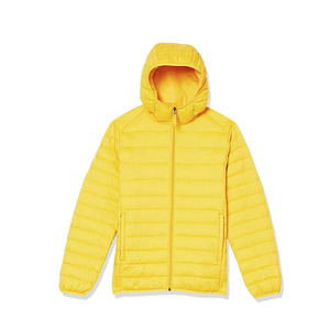 เสื้อแจ็คเก็ตพัฟเฟอร์มีฮู้ดสีน้ำเงินกรมท่าสำหรับผู้ชาย ปิดด้วยซิป กันลม เสื้อคลุมลำลองสำหรับฤดูหนาว ทรงปกติ สีพื้น ผ้าโพลีเอสเตอร์ - Product Image 3