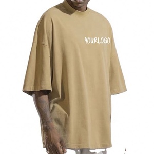 Camiseta Blanca de Moda Urbana para Hombre, Cuello Redondo, Manga Corta, Corte Holgado, Algodón, Informal, Básica - Product Image 1