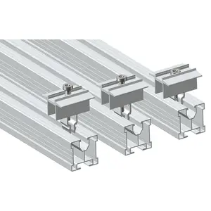 Pv Module Dikte 30-35Mm Verstelbare Solar Dak Montage Systeem Paneel Inter Klem