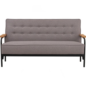 Sofá Moderno de Tres Plazas en Tela, Muebles Minimalistas de Metal Sólido para Hogares Modernos y Salas de Estar de Apartamentos Grandes - Product Image 2